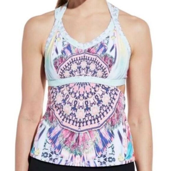 🤑CALIA by Carrie Underwood Women's Cutout Tankini - Picture 2 of 5